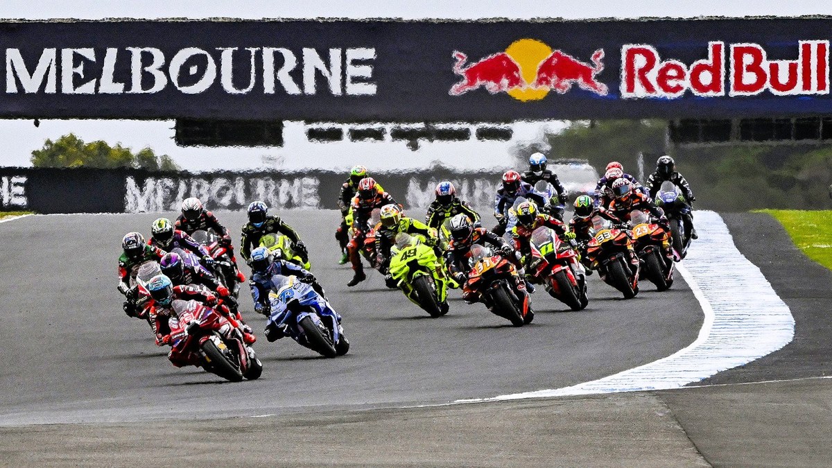 Marc Marquez celebrating sprint win, official MotoGP photo