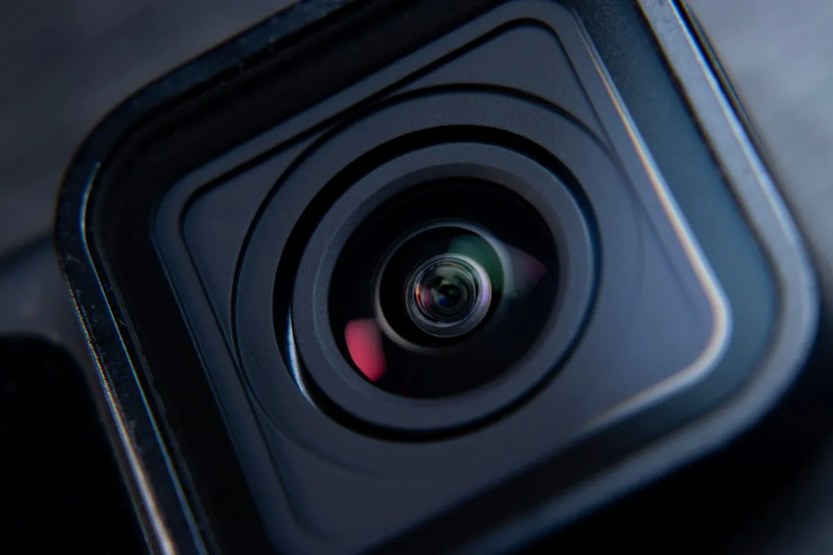 Action camera footage review setup