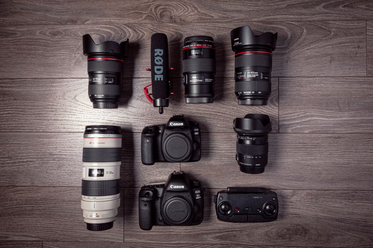 Action camera accessories and kit