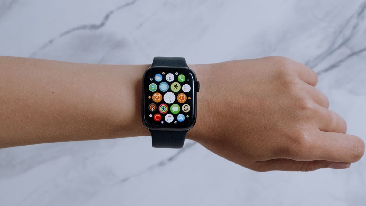 Apple Watch on a wrist