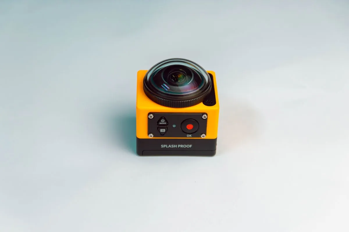 360 degree action camera for content creation