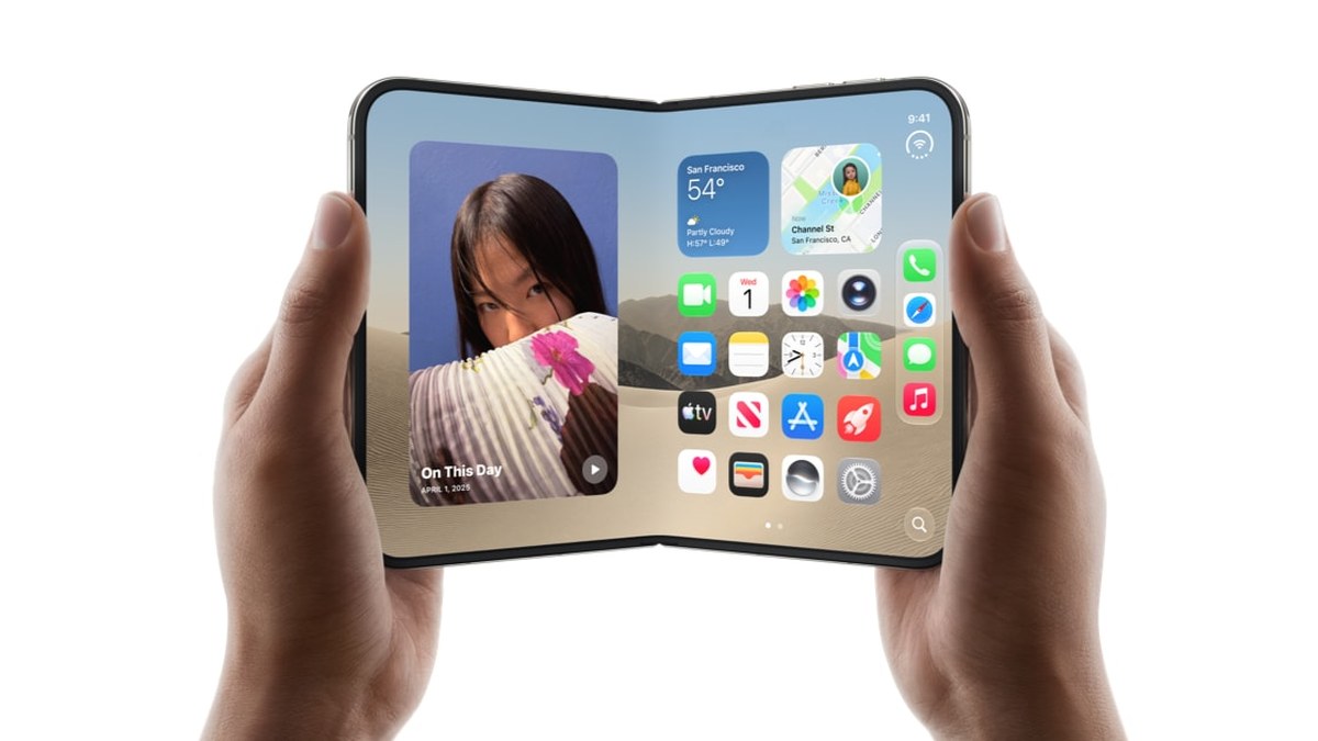 iPhone Duo, official Apple press image