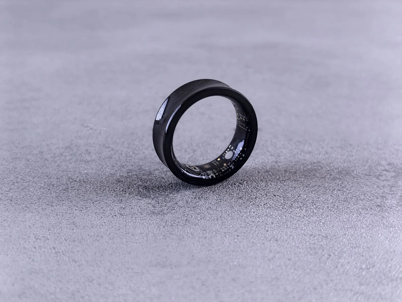 Smart ring with visible circuitry