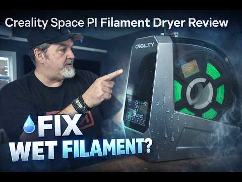Creality Space PI Filament Dryer Review | Does It Really Fix