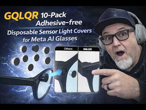 GQLQR Sensor Light Covers for Meta AI Glasses – Worth It?