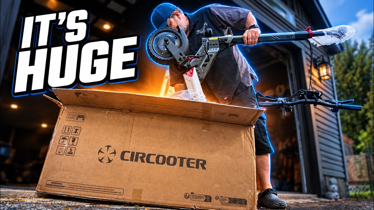 Circooter LandTurbo Ultra electric scooter unboxing
