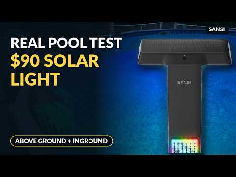 SANSI Solar Pool Light: A Real-World Test