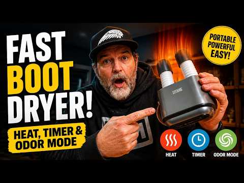 SOTHING Portable Shoe Dryer Review – Fast Boot Dryer with He